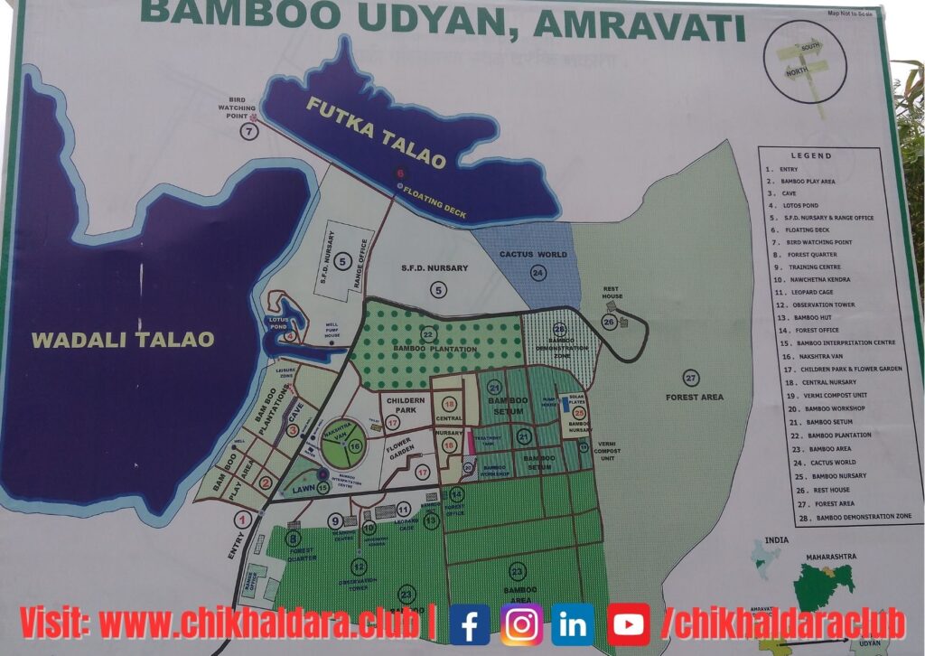 Bamboo Garden Amravati Map